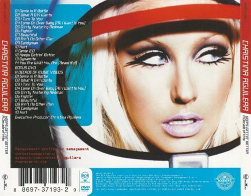 Christina Aguilera Keeps Gettin Better (A Decade of Hits) : Back
